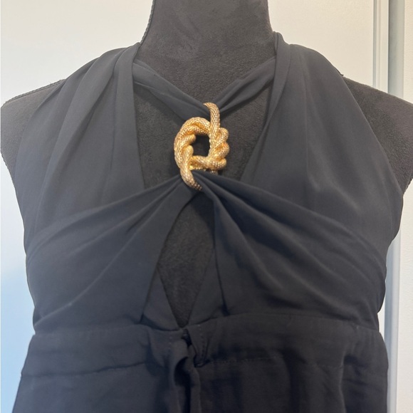 Atos Lombardini Sleeveless Blouse Black - Picture 4 of 12